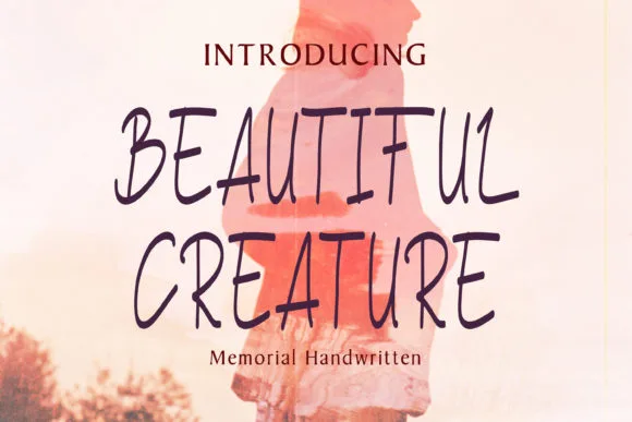 Beautiful Creature Font Beautiful Creature Font Poster 1