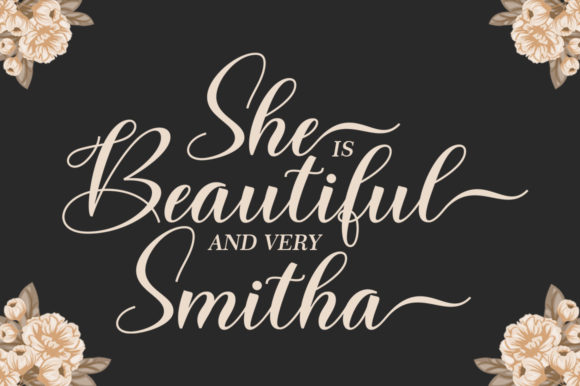 Beautiful Delight Font Poster 4