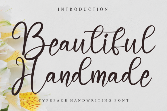 Beautiful Handmade Font Poster 1