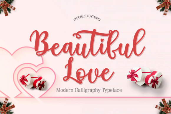 Beautiful Love Font Beautiful Love Font Poster 1