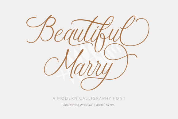 Beautiful Marry Font