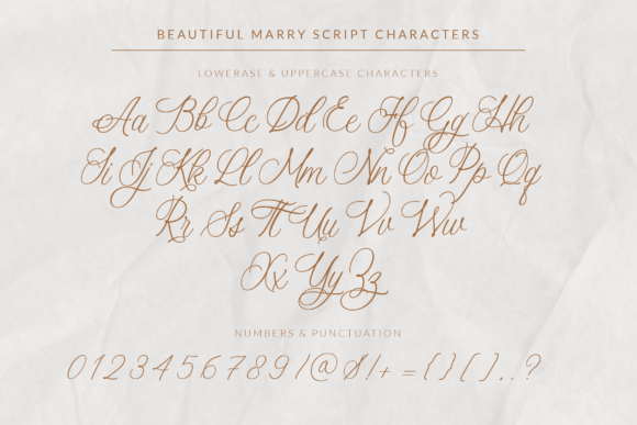Beautiful Marry Font Poster 3