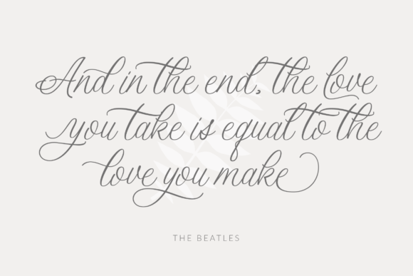 Beautiful Marry Font Poster 5
