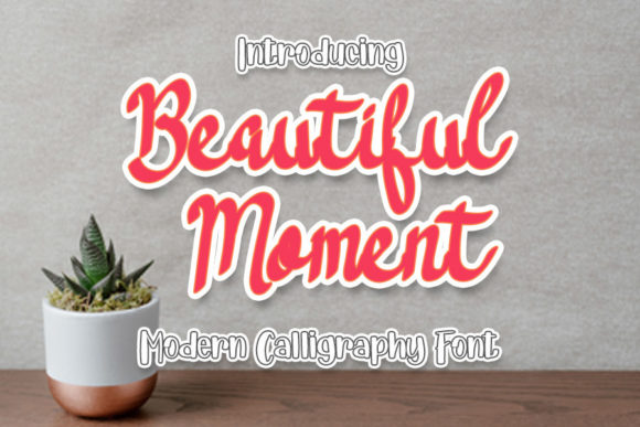 Beautiful Moment Font Poster 1