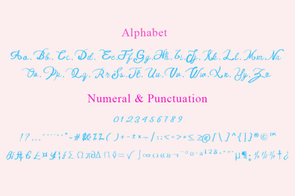Beautiful Mouse Font Poster 3