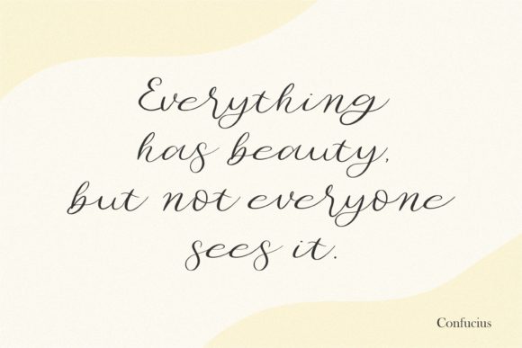 Beautiful Odete Font Poster 3