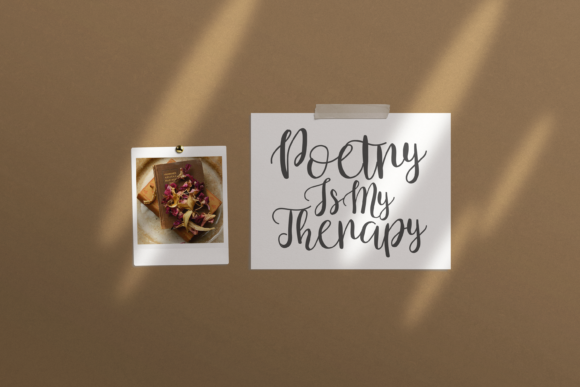 Beautiful Poetry Font Poster 2