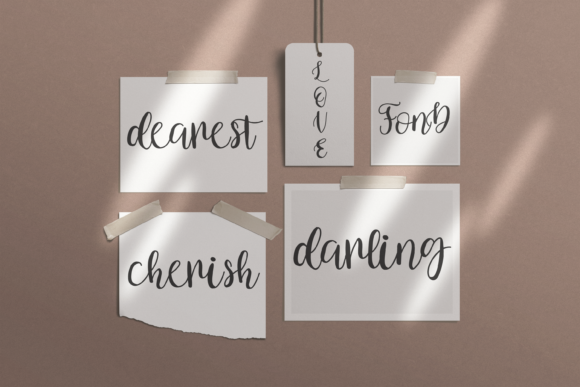 Beautiful Poetry Font Poster 4