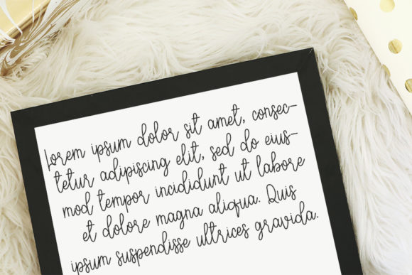 Beautiful Valentine Font Poster 4