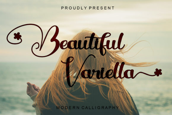 Beautiful Variella Font Poster 1