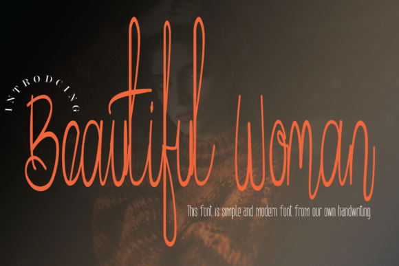 Beautiful Woman Font