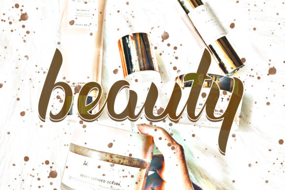 Beauty Font Poster 1