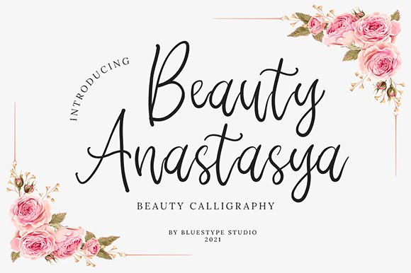 Beauty Anastasya Font Poster 1