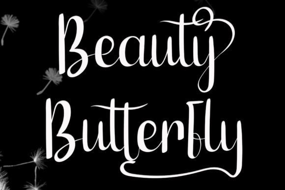 Beauty Butterfly Font Poster 1