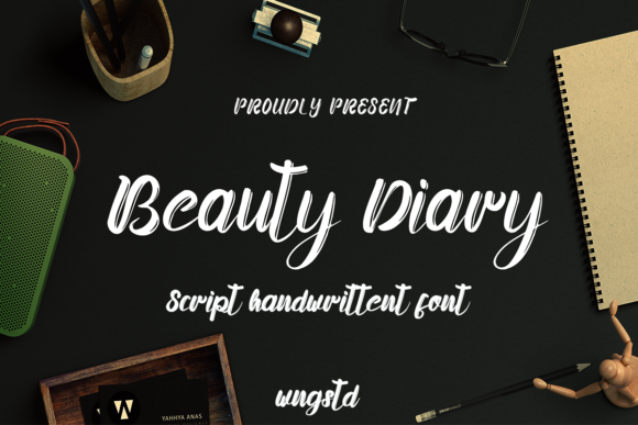 Beauty Diary Font Poster 1