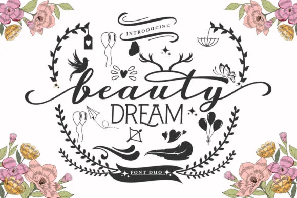 Beauty Dream Font Beauty Dream Font Poster 1
