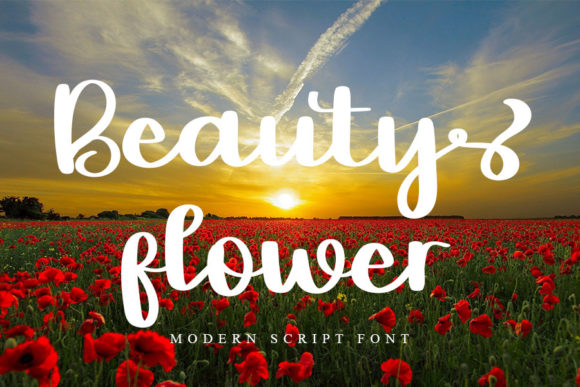 Beauty Flower Font