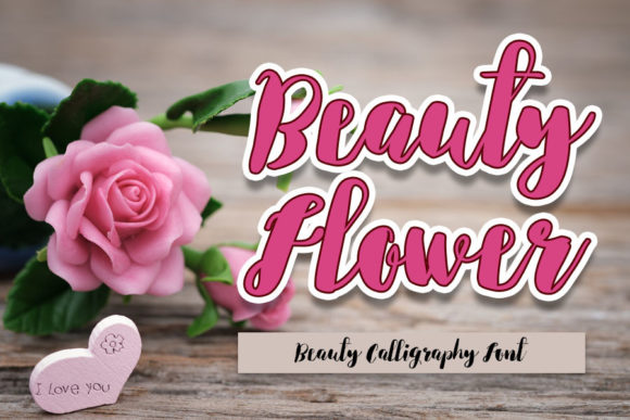Beauty Flower Font