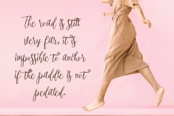 Beauty Green Font Poster 4