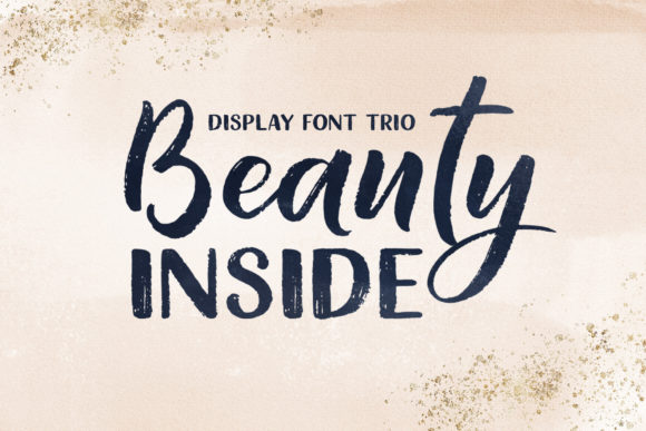 Beauty Inside Font Poster 1