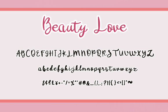 Beauty Love Font Poster 4