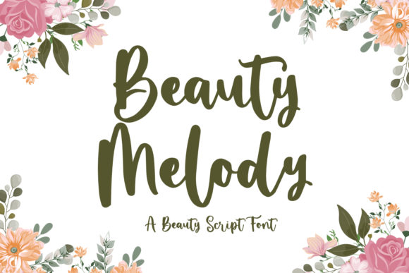 Beauty Melody Font Poster 1