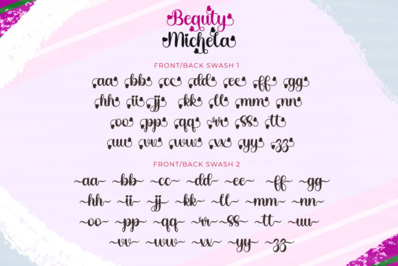 Beauty Michela Font Poster 10