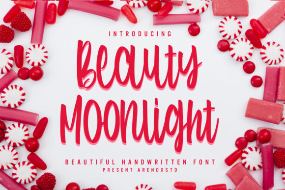 Beauty Moonlight Font Poster 1