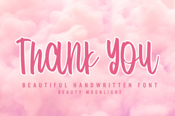 Beauty Moonlight Font Poster 9
