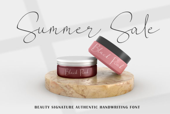 Beauty Signature Font Poster 8