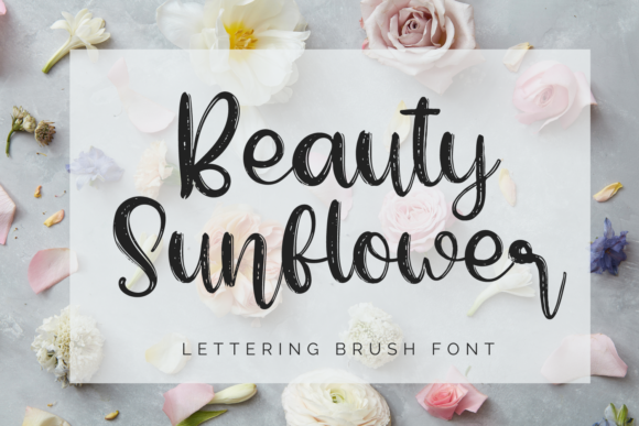 Beauty Sunflower Font