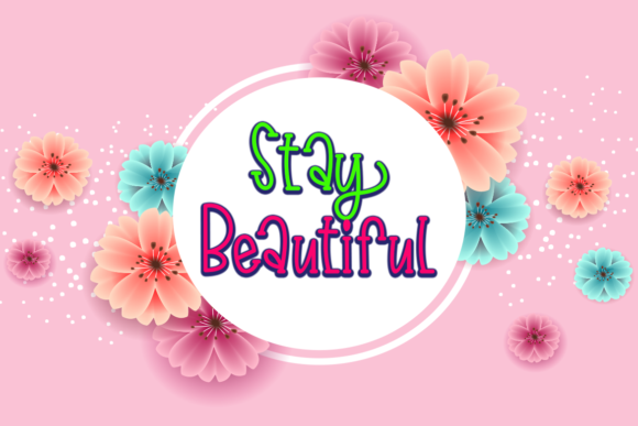 Beauty Sunset Font Poster 5