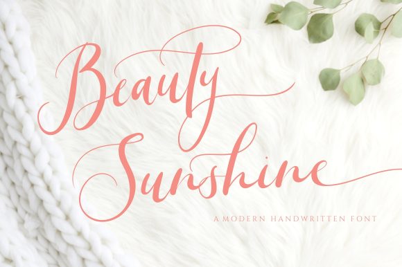 Beauty Sunshine Font