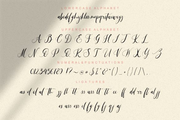 Beauty Sunshine Font Poster 9