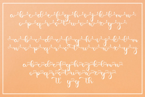 Beauty Yellow Font Poster 6