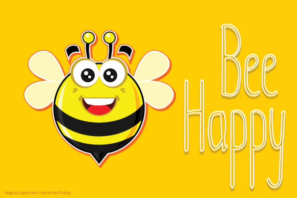 Bee Happy Font Poster 1