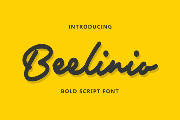 Beelinio Font Poster 1