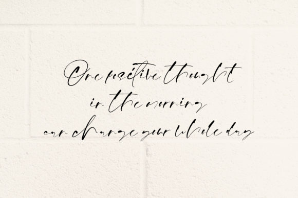 Begins Font Poster 15