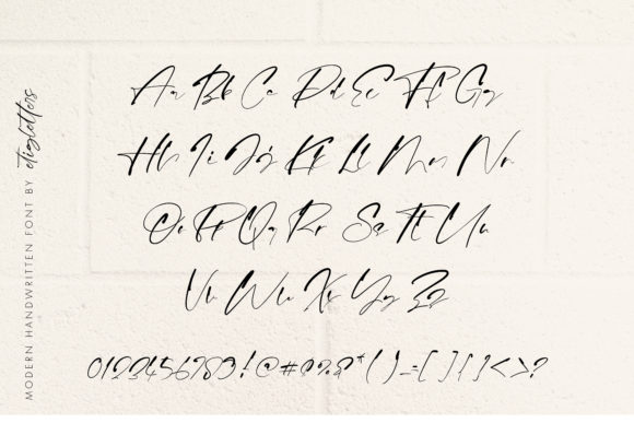 Begins Font Poster 4