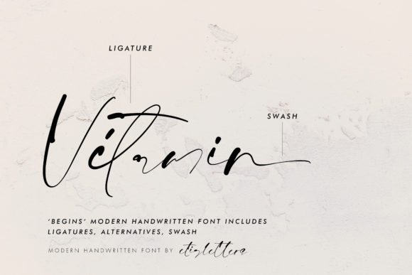 Begins Font Poster 9