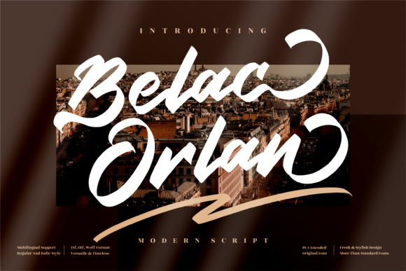 Belac Orlan Font Poster 1