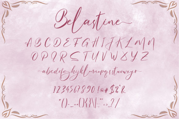 Belastine Font Poster 8