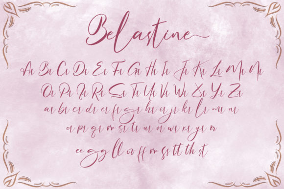 Belastine Font Poster 9