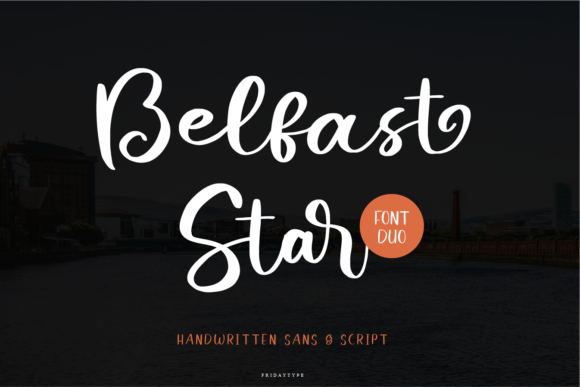 Belfast Star Font Poster 1