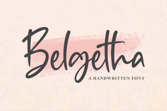 Belgetha Font Belgetha Font Poster 1