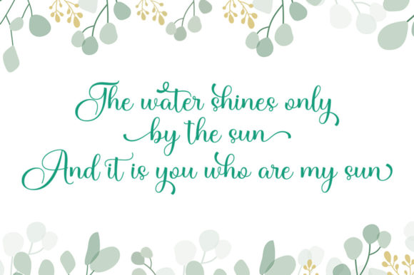Belia Anestasha Font Poster 2