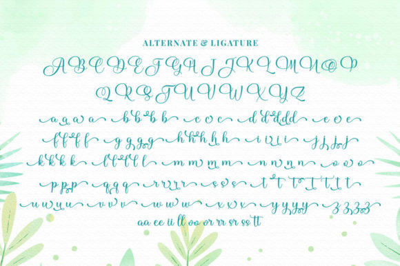 Belia Anestasha Font Poster 8