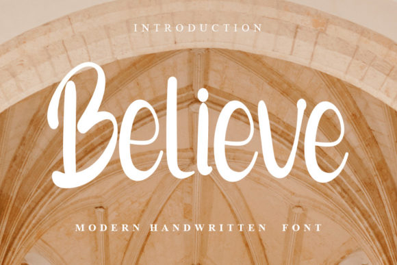 Believe Font Poster 1