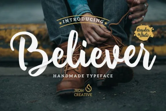 Believer Font Believer Font Poster 1