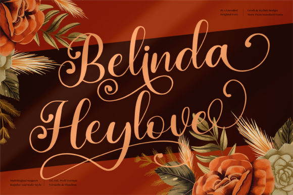 Belinda Heylove Font Poster 1